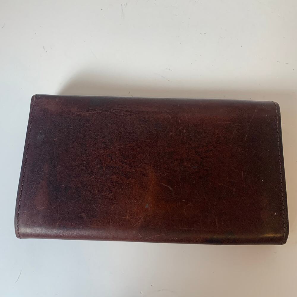 Ca. Gi Genuine Leather Brown Wallet Cagi Made in Italy